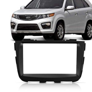 Moldura Painel Som 2 Din Kia Sorento 2013 Em Diante Cabrio