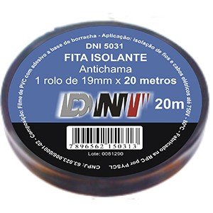 FITA ISOLANTE C/COLA DNI 20MTS UN - 10 ROLOS